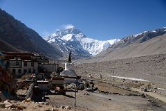 01 View To Mount Everest North Base Camp In Tibet With Mount Everest North Face And Rongbuk Monastery.jpg
